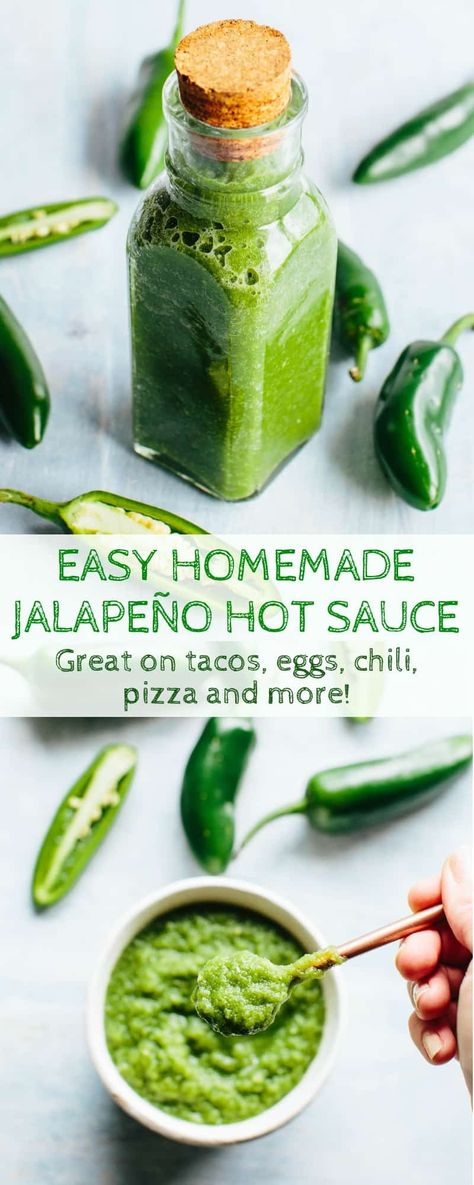 Easy Jalapeño Hot Sauce | Coley Cooks Jalapeño Hot Sauce, Hot Pepper Recipes, Homemade Hot Sauce, Jalapeno Sauce, Jalapeno Recipes, Hot Sauce Recipes, Garden Recipes, Peppers Recipes, Recipes Homemade