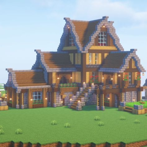 Wooden Mansion

Tutorial: https://youtu.be/OFhGVPidr_k

More videos on my youtube channels.

https://youtube.com/@EnchantedArchitecture
https://www.youtube.com/@Enchanted.Architecture.shorts

#minecraft #minecraftideas #minecraftbuilds #minecraftbuild #minecrafthouse Mansion In Minecraft, Wooden Mansion, Medieval Mansion, Minecraft W, Minecraft Mansion, Medieval Style, Minecraft Tutorial, Minecraft Builds, Medieval Fashion