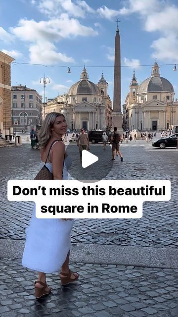 Brianne Bartolini on Instagram: "This is my favourite piazza in Rome!  It’s a great meeting spot, it’s beautiful, and it’s pedestrian-friendly.  It’s also where you’ll find Rome’s Christmas tree, Spelacchio, the next few years while construction is underway in Piazza Venezia." Italy Cruise, 3 Days In Rome, Greek Isles, Spot It, August 1, World Travel, Travel Bucket, Trip Planning, Tuscany