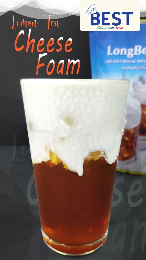 This Video include how to use cheese foam powder. And making tasty drink! Cheese Foam Recipe, Dragon Drink With Vanilla Sweet Cream Foam, Cocktail With Foam, Cheese Foam Tea, How To Make Cheddar Cheese Powder, Cheese Powder, Lemon Tea, Lemon, Cheese