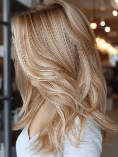 The Radiant Glow of Strawberry Blonde Hair: 37 Ideas for 2024 People Embracing, Red And Blonde, Light Strawberry Blonde, Warm Blonde Hair, Summer Blonde Hair, Strawberry Blonde Hair Color, Honey Blonde Hair, Strawberry Blonde Hair, Blonde Hair Inspiration