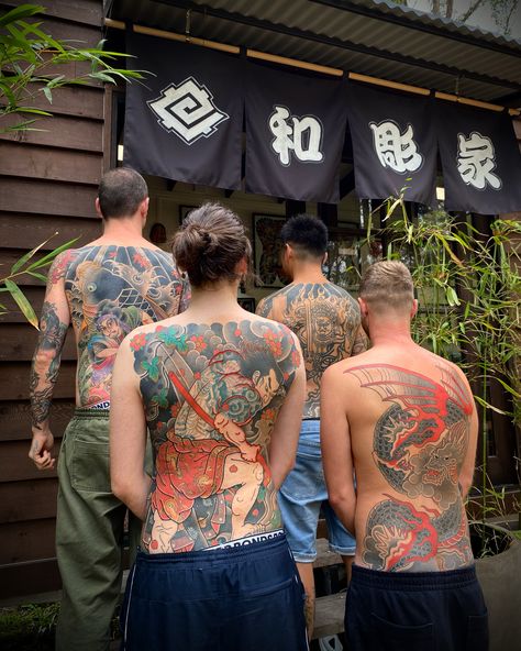 Japanese backpiece tattoos