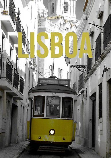 Check out this stylish Lisbon poster!  #lisbon #portugal #lisbonposter #poster #artprint #posters #capitalcities #cityposter Lisbon Poster, Portugal Poster, City Posters, European City, Lisbon Portugal, Tapestry Throw, Fashion Poster, Hardcover Notebook, Create Image