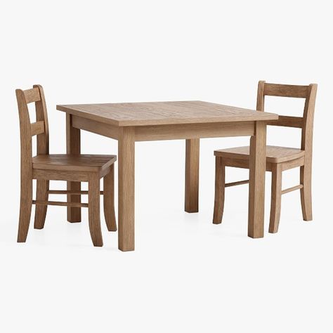 Wooden kids table