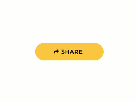 Daily UI - #10 Share Button Share button animation. Spread the love. #dailyui  Press L if you like :D. Button Animation, Ui Buttons, Video Websites, Youtube Editing, Creative Logos, Ui Animation, Cartoon Clouds, Share Button, Share Icon