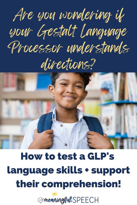 Receptive Language Disorder, Gestalt Language Processing, Expressive Language Activities, Language Disorders, Slp Resources, School Slp, Receptive Language, Expressive Language, Full Picture