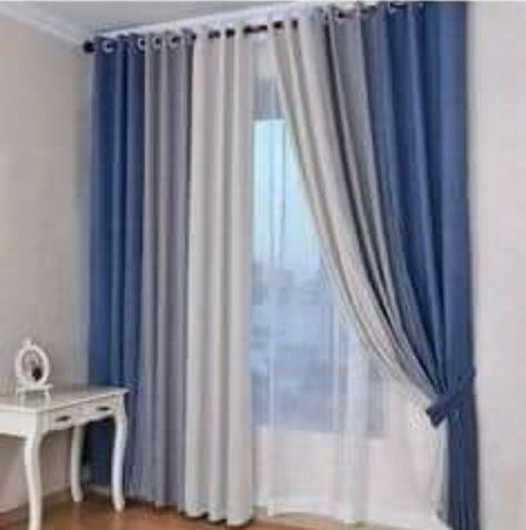 Curtains Living Room Modern, Unique Curtains, Curtain Styles, Plain Curtains, The Curtains, Living Room Decor Curtains, Curtain Ideas, Curtains Living, Modern Curtains