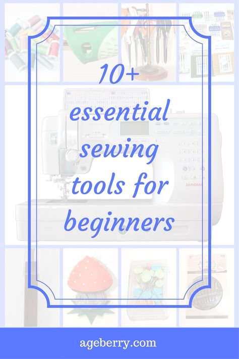 If you want to learn how to sew you need proper sewing tools. Get busy gathering all the necessities required for the good start - and the kingdom is yours. Sewing Supplies Organization, Learning To Sew, Sewing Machines Best, Trendy Sewing Projects, Sewing Equipment, Sewing Supplies Storage, Sewing Courses, Machines Fabric, Going Shopping