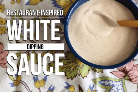 White Sauce Recipe Hibachi, Japanese White Sauce Recipe, White Dipping Sauce, Hashbrown Potato Casserole, Japanese White Sauce, Egg Roll Dipping Sauce, Spicy Cheese Ball, Party Fingerfood Ideas, Ball Cheese