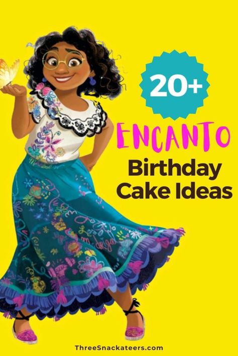 Encanto Butterfly Cake, Encanto Birthday Cake Diy, Encanto Sheet Cake Ideas, Encanto Themed Cake, Simple Encanto Cake Ideas, Encanto Doll Cake, Encanto Sheet Cake, Encanto Cake Ideas Disney, Birthday Cake Encanto