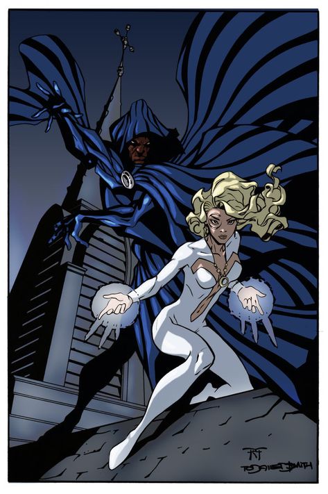 cloak and dagger marvel | Cloak and Dagger - color by *Juggertha on deviantART Cloak And Dagger Marvel, Dagger Marvel, Cloak And Dagger Art, Marvel Knights, New Warriors, Cloak And Dagger, Marvel Comic Universe, Marvel Comic Books, Comic Collection