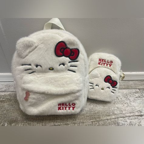 Brand New Bundle Of : -Hello Kitty Backpack Measurement Approx: 11” X 8.5” X 4.5” -Hello Kitty Phone Crossbody Bag Measurement Approx: 7” X 4.5” Sanrio Backpack, Hello Kitty Backpack, Sanrio Bags, Kitty Backpack, Sanrio Bag, Kitty Pics, Sanrio Pink, Backpacks Accessories, Hello Kitty Baby