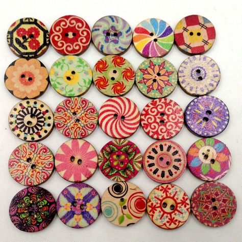 Button ornaments diy