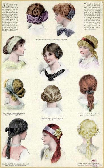 The Edwardian Lady 1910 Hairstyles, 1910 Hair, Historical Hairstyles, Edwardian Hairstyles, 20th Century Fashion, Hairstyle Tutorial, Boys Fashion, Old Fashion, Edwardian Era