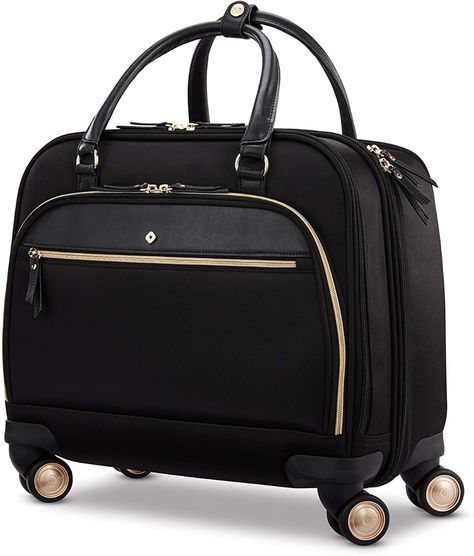 Mobile Office, Office Black, Laptop Bag For Women, Trolley Bags, Office Bag, Carry On Luggage, One Bag, Leather Travel, Accessories Storage