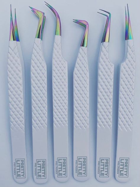 CLASSIC RAINBOW LASH TWEEZERS FOR VOLUME LASHES Lash Tips, Lashes Tutorial, Lash Tweezers, Volume Lashes, Tweezers, Business Design, Lashes, Vision Board, Rainbow