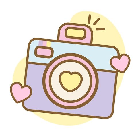 Cute Camera Drawing, Doodles Kawaii, Kawaii Png, Kawaii Drawing, Camera Drawing, God Sticker, Cute Camera, Images Kawaii, Baby Posters