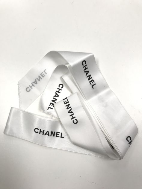 Chanel ribbon A6251799 Chanel Dust Bag, Chanel Collage, Brand Equity, Chanel Ribbon, Street Couture, Chanel Aesthetic, Aesthetic Dump, Beauty Branding, Florist Shop