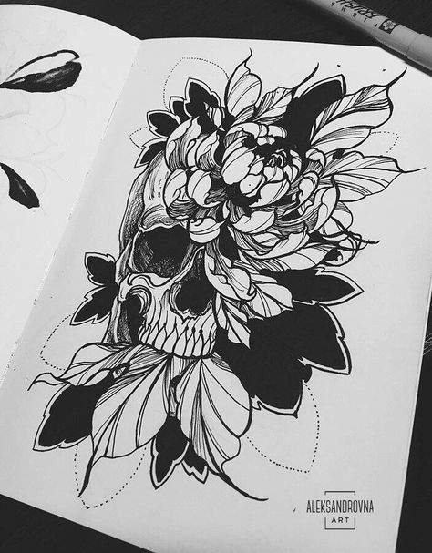 Arm Cover Up Tattoos, Dark Feminine Tattoos, Skull Tattoo Flowers, Feminine Skull Tattoos, Muster Tattoos, Gothic Tattoo, Beautiful Tattoo, Dark Art Tattoo, Tattoo Style Drawings