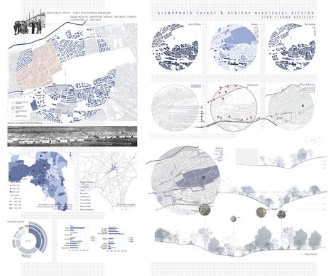 Architecture Thesis on Behance Blue Architecture Presentation, Urban Graphics, Urban Mapping, Site Analysis Architecture, Architecture Thesis, Urban Design Diagram, Urban Analysis, Urban Design Graphics, Architecture Mapping