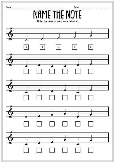 Teaching Kids Music Notes Sheet Music Learning, Musical Notes Worksheet, Learning Piano Notes, Learn To Read Music Notes, Piano Music Notes For Beginners, Piano Worksheets For Beginners, Teaching Piano To Kids, Music Notes Worksheet, Piano Activities For Kids