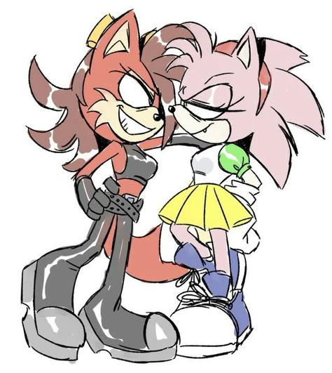 Rosy The Rascal, Sonamy Comic, Nintendo Fan Art, Sonic Mania, Ball Drawing, Sonic And Amy, Sonic Funny, Sonic Fan Characters, Sonic Franchise