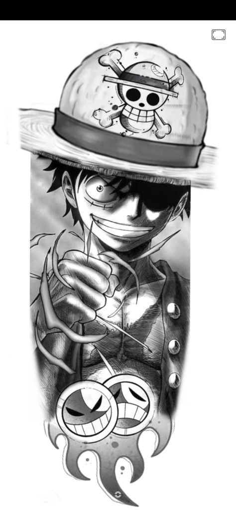 Luffy One Piece Tattoo Design, Luffy Tattoo One Piece, Luffy Tattoo Design, Luffy Tattoo Ideas, One Piece Tattoo Ideas, Luffy Tattoo, One Piece Tattoo, Tricep Tattoos, Arm Tattoos Drawing