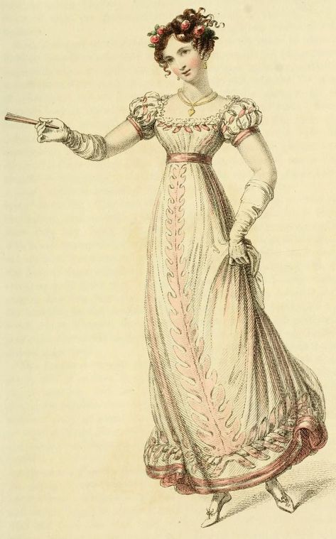 Regency Day Dress Fashion Plates, Neoclassical Fashion, 1820 Fashion, 1820s Fashion, Waltz Dress, 1830s Fashion, Regency Gown, Regency Era Fashion, Interesting Outfits