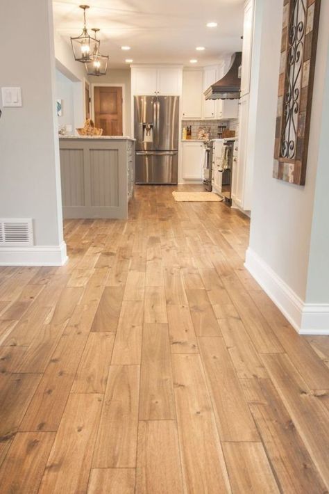 Wood Floor Colors, Hardwood Floor Colors, Living Room Wood Floor, Cabinets Design, Wood Floor Kitchen, Walnut Kitchen, Light Wood Floors, Solid Wood Flooring, Solid Hardwood Floors