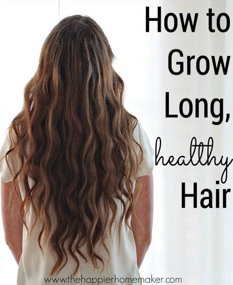 Tips for Growing Long, Healthy Hair Grow Long Healthy Hair, Growing Healthy Hair, Hair Growth Secrets, Hair Growing Tips, Long Healthy Hair, Healthy Hair Care, Grow Long Hair, Healthy Hair Tips, Grow Hair Faster