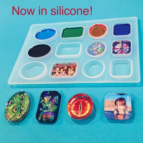 Medium Resin Mold Set in silicone, with cropping template Ice Resin, Formy Silikonowe, Resin Jewelry Diy, Silicone Resin Molds, Resin Supplies, Resin Jewelry Making, Silicone Resin, Epoxy Resin Crafts, Resin Tutorial