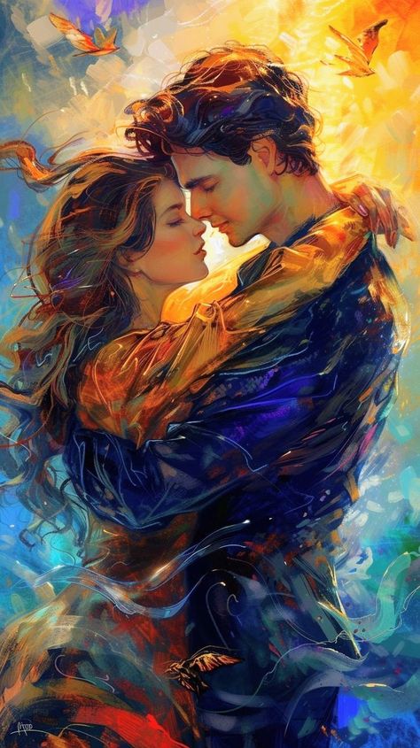 Romance Arte, Life On Social Media, Lovers Wallpaper, Couples Canvas Art, Aesthetic Romance, Twin Frame, Twin Flame Art, Best Romance Novels, Couples Canvas