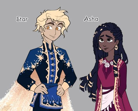 Drawing Asha and Star from Wish 🌟🌹 This is heavily inspired by the concept art of the movie #wish #disneywish #wishfanart #asha… | Instagram Wish Movie Concept Art, Wish Disney Asha Concept Art, Star X Asha, Wish Redesign, Disney Wish Concept Art, Wish Star Boy, Wish Concept Art, Star Character Design, In The Spiderverse