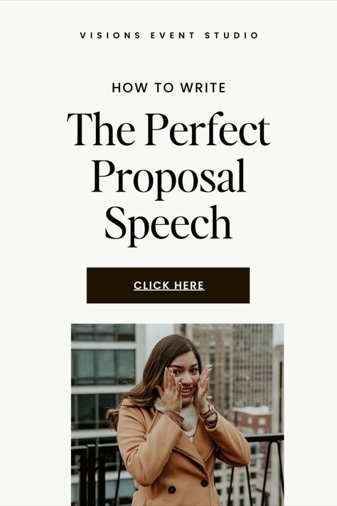 When you get down on bended knee there are certain things you want to say, we understand how hard it is to get the important stuff out while not getting tongue-tied. 

When you propose, it's important to keep it short and sweet, but still sentimental and meaningful. 

So, how do you pick out the best things to say and the best moments to reminisce on? 

We want to help you! Check out our guide to find out! Proposal Speech, On Bended Knee, Chicago Proposal, Lost For Words, Event Studio, Engagement Tips, Perfect Proposal, Tongue Tie, Short And Sweet