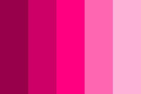 Hot Pink Pallete Colour Palettes, All Pink Color Palette, Fusia Pink Color Palette, Hot Pink Pallette, Lovecore Color Palette, Neon Pink Color Palette, Dark Pink Color Palette, Pink Color Palette Colour Schemes, Pink Palette Color