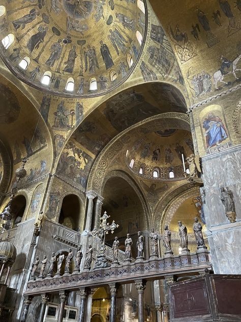 the basilica of St. Mark; venice, italy St Marks Basilica Venice Italy, St Mark's Basilica, Saint Mark's Basilica, Hot Air Balloon Festival, Cathedral Basilica, Greek Isles, Saint Mark, Place Of Worship, Round Trip