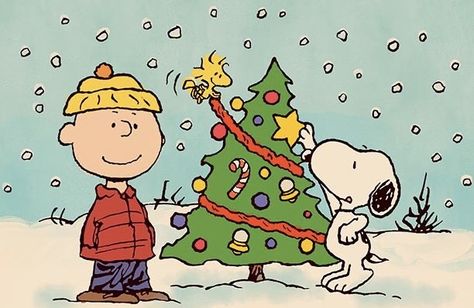 A Charlie Brown Christmas, Brown Christmas, The Peanuts, Charlie Brown Christmas, Peanuts Gang, Charlie Brown, Christmas Card, Snoopy, Christmas Tree