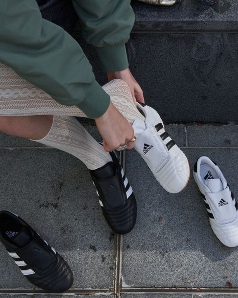 Echoing the resurgence of low-profile, adidas Originals dig deep in their archival silhouettes with the Taekwondo slip-on 🍬 Shop the women's style now‼️#teamhal #adidasoriginals #adidas Dig Deep, Taekwondo, Women's Style, Low Profile, Adidas Originals, Slip On, Adidas, The Originals