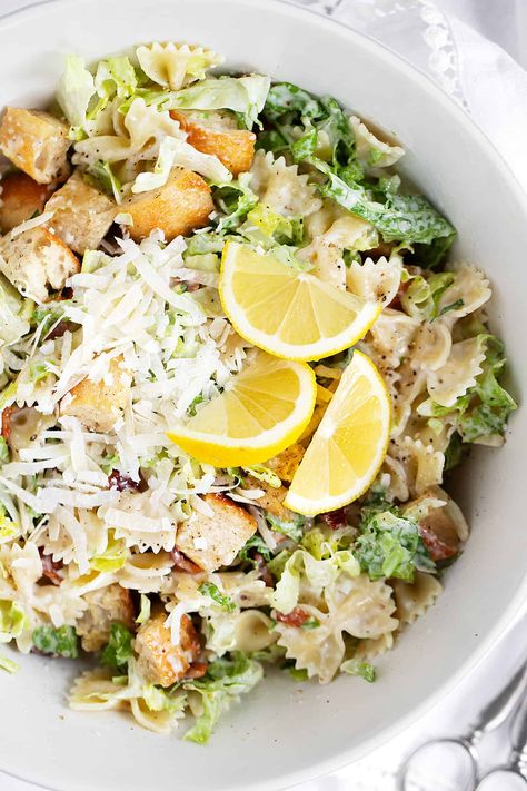 Ceased Pasta Salad, Ceased Salad, Pasta Entrees, Appetizer Dinner, Caesar Salad Dressing Recipe, Gluten Free Pasta Salad, Homemade Caesar Salad Dressing, Caesar Pasta Salad, Caesar Pasta