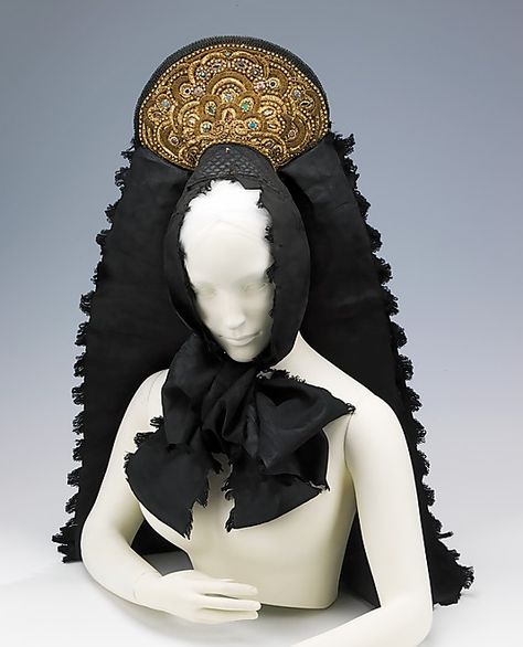 Date:      ca. 1900  Culture:      German (Bavarian peoples)  Medium:      metal, silk, cotton, glass, pearl  Dimensions:      Length at CB: 46 1/2 in. (118.1 cm)  Credit Line:      Brooklyn Museum Costume Collection at The Metropolitan Museum of Art, Gift of the Brooklyn Museum, 2009; Brooklyn Museum Collection, 1924 Motif Soutache, German Folk, Costume Collection, Folk Costume, Fantasy Fashion, Historical Clothing, Historical Fashion, Metropolitan Museum Of Art, Metropolitan Museum