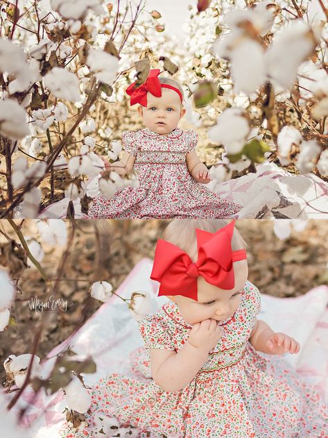 Cotton Field Photoshoot, Cotton Wardrobe, Field Portraits, Field Pics, Newborn Milestone, Family Picture Ideas, Fall Baby Pictures, Field Pictures, Newborn Family Pictures