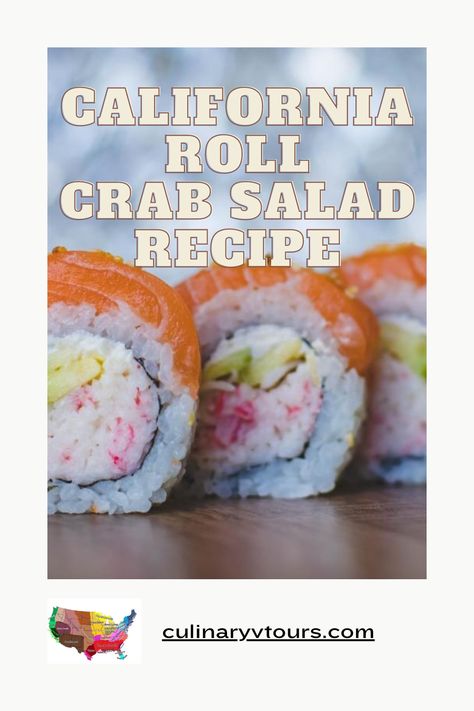 Learn the secrets of preparing a delectable California Roll Crab Salad. Discover the art of sushi rice, crab selection, and perfect rolling techniques for a flavorful and refreshing culinary experience. Dive into the history and ingredients of this beloved sushi creation that originated in Los Angeles. Explore the significance of sushi rice, crab meat, and other ingredients that make the California roll unique. Follow step-by-step instructions to create a harmonious blend of flavors. Crab For Sushi How To Make, Crab Salad For Sushi, Sushi Crab Salad, Crab Salad Recipe Sushi, Best Crab Salad Recipe, California Roll Recipes, Sukiyaki Recipe, Sushi Wrap, Crab Sushi