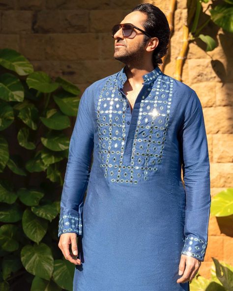 Indian Menswear, Kurta Designs Men's, Pathani For Men, Kurta Embroidery, Mens Traditional Wear, Indian Wedding Clothes For Men, Embroidery Kurta, Mens Indian Wear, Boys Kurta Design