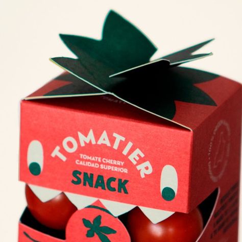 Tomato Packaging, Snack Box Packaging, Cherry Tomato, Snack Box, Grown Ups, Cute Monsters, Happy Meal, Healthy Alternatives, Who Said