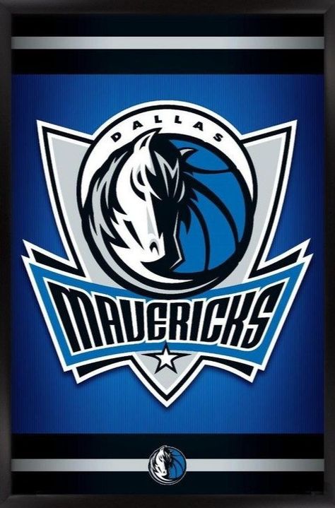 Mavericks Logo, American Airlines Center, Kitchen Artwork, Nba Champions, Trends International, Dallas Mavericks, Poster Size, Poster Making, Sport Team Logos