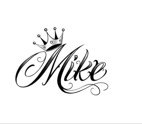 Mike Tattoo Lettering Chicano 👑 |  couple initial tattoo design Mike Name Tattoo Design, Mike Tattoo Name, Name With Crown Tattoo, Letter M Tattoos, Mia Tattoo, Lettering Chicano, Last Name Tattoos, Tattoo Name Fonts, Couples Tattoo