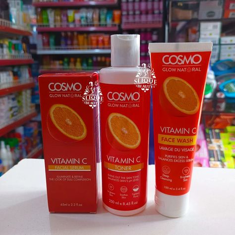 COSMO VITAMIN C FACIAL PRODUCT . . . . TONER #2000 SERUM #2500 FACE WASH #3000 Also available at wholesale prices . . . . . We deliver worldwide with DHL and other cargo companies . . . . To order please click link in bio or send a direct message DM . . . . . Thank You! Vitamin C Facial, Face Wash, Vitamin C, Cosmos, Toner, Link In Bio, Vitamins, Serum, Facial