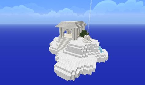 minecraft cloud | Cloud Temple Survival Clouds Minecraft Build, Cloud House Minecraft, Minecraft Clouds Build, Cloud Minecraft Build, Minecraft Clouds, Cloud Minecraft, Big Minecraft Houses, Cloud Ideas, Sky Palace