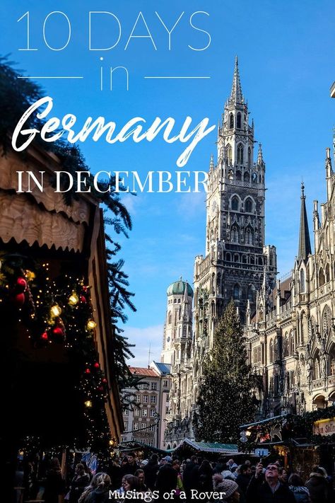 Heading to Germany in December? This 10 Day Itinerary is all about the Christmas Markets and what you can do in December. Loaded with the best things to do (including christmas markets, historical sites, viewpoints) which cities and towns to hit, where to eat, and where to stay, you’ll be able to plan your trip in no time. It also includes a packing list so you can know how much you need to bring. Get ready to experience Christmas in Germany! Germany For Christmas, December In Germany, Germany Travel Christmas, Munich Germany In December, Munich Germany December, Germany At Christmas Time, Germany During Christmas, Germany December Outfit, What To Wear In Germany In December