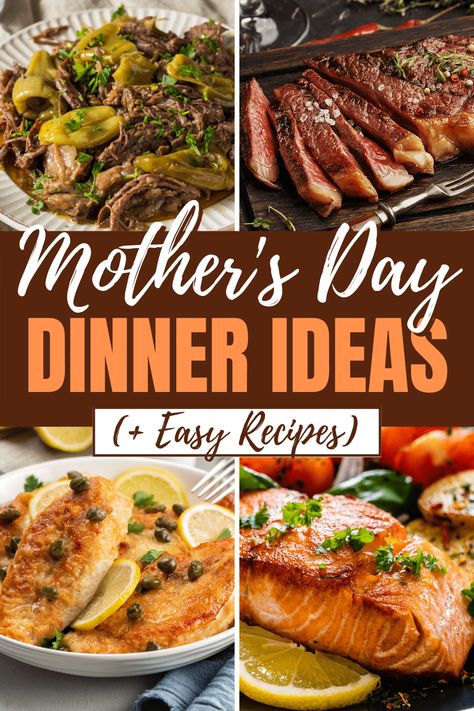 Show mom how special she is with these simple Mother's Day dinner ideas. From steak to salmon to crab cakes, these dishes make for a meal to remember! Mother’s Day Dinner, Mothers Day Dinner Ideas, Mothers Day Meals, Mothers Day Dinner, Special Dishes, Dinner Ideas Easy, Eat Beef, Light Dinner, Steak Dinner